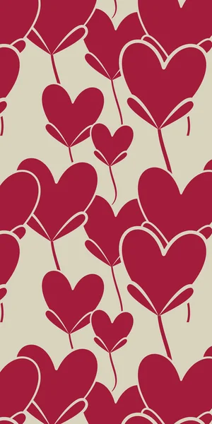 Valentines day. Red hearts — Stock Photo, Image