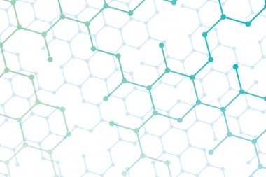Tıbbi soyut geometrik arka plan. Broşür tasarım şablonu