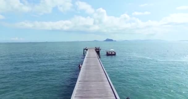 Akdeniz Beach Günbatımı Asya — Stok video