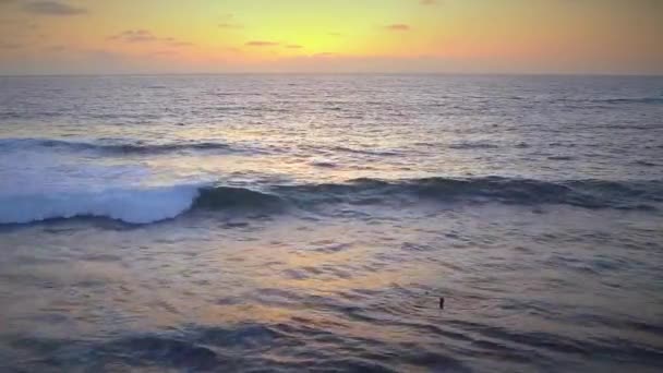 Playa Mediterránea Sunset Asia — Vídeos de Stock
