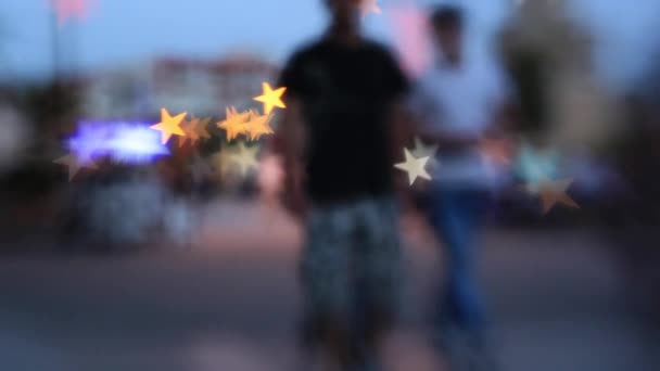 Unscharf Bokeh Effekt — Stockvideo