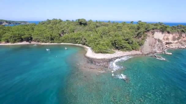 Baía Phaselis Antalya Kemer — Vídeo de Stock