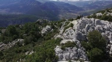 Mangart dağ geçidi üzerinde hava