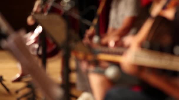 Türk Kültür klasik müzik grubu Asya kültürü — Stok video