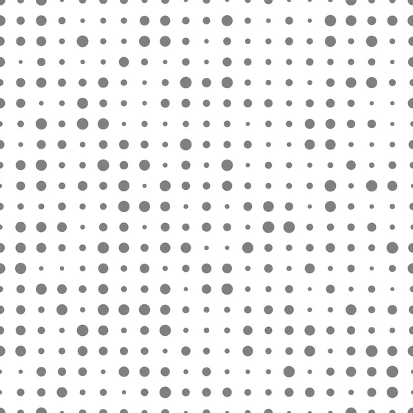 Patrón sin costuras con puntos grises sobre un fondo blanco . — Archivo Imágenes Vectoriales