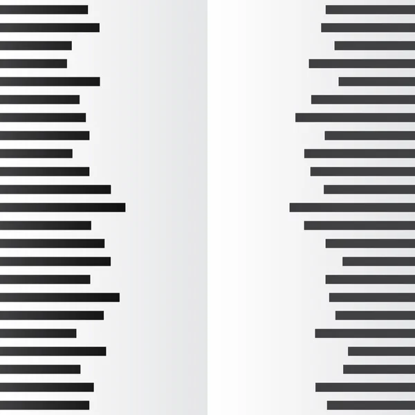 白い背景に黒い線で抽象的なイメージ. — ストックベクタ
