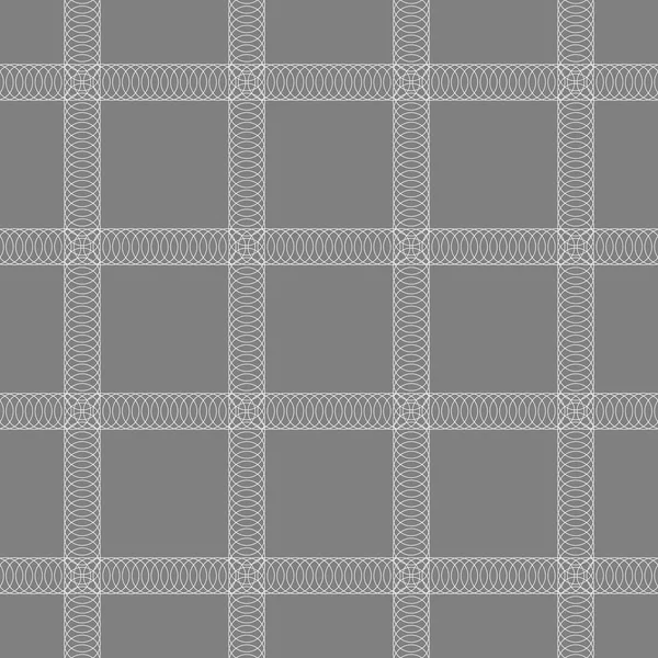 Abstrakter Zellkreis auf grauem Hintergrund. — Stockvektor