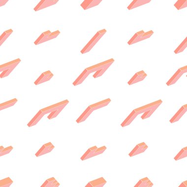 Turuncu rakamlar seamless modeli.