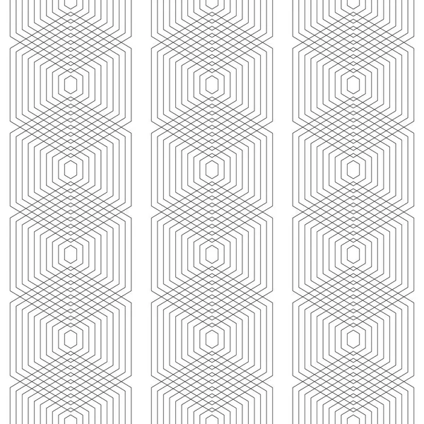 Naadloos geometrisch patroon van zeshoeken. — Stockvector