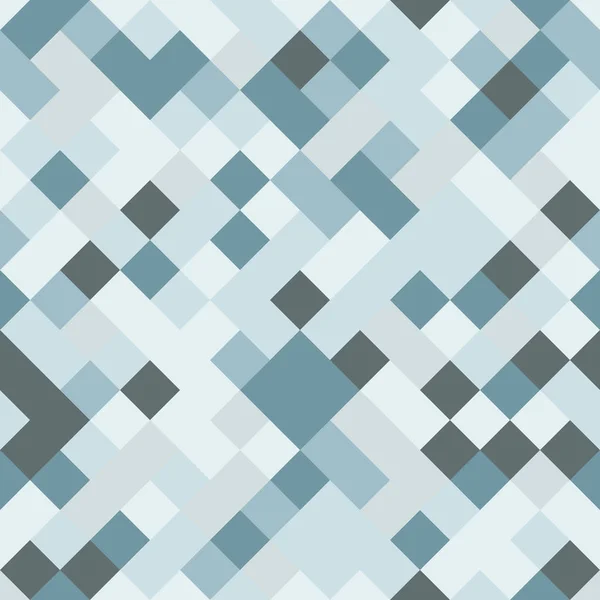 Otenkom 青い正方形のシームレス パターン. — ストックベクタ