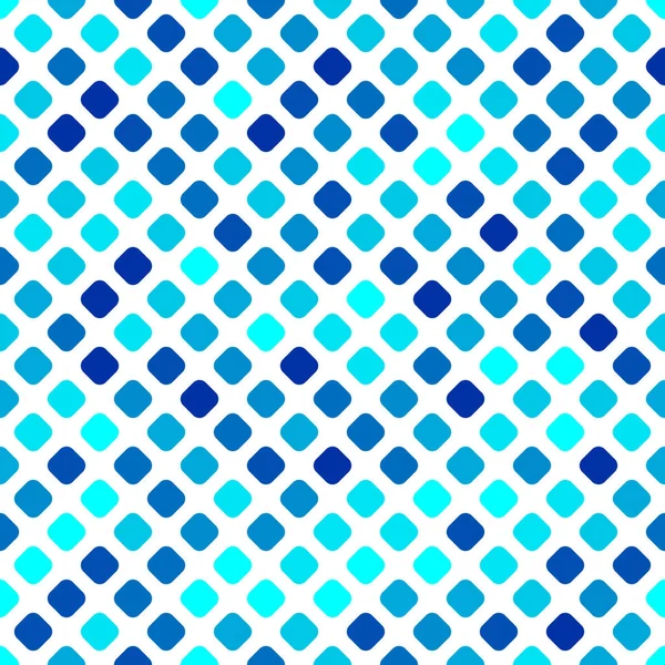 Modèle sans couture de carrés dans les tons de bleu . — Image vectorielle