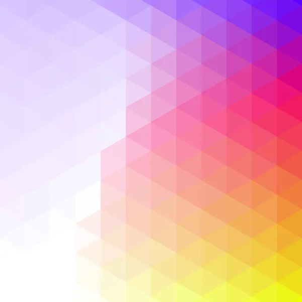Patrón abstracto en tonos brillantes de triángulos . — Vector de stock
