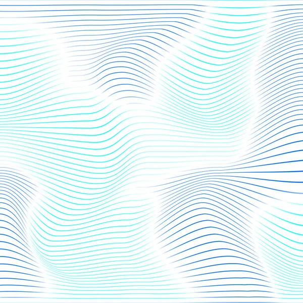 Fondo abstracto con formas azules distorsionadas en un fondo blanco — Archivo Imágenes Vectoriales