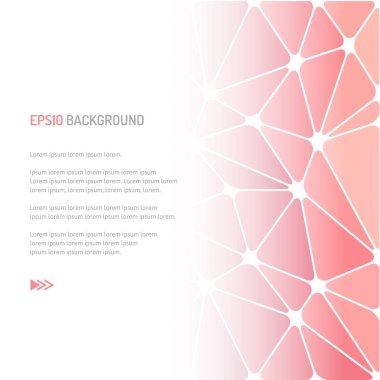 Beyaz arka plan şekilleri bir pembe desenli.