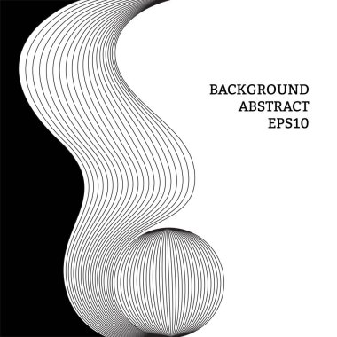 Beyaz bir arka plan satırlarında çoğulluğu soyut desen.