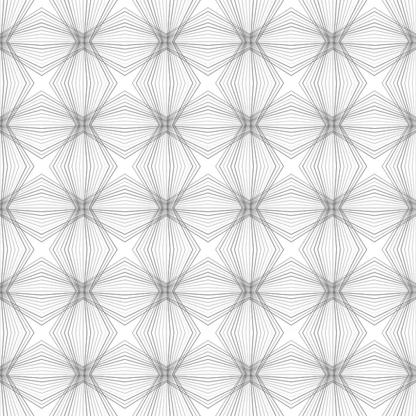 Patrón sin costura abstracto de una pluralidad de líneas grises . — Archivo Imágenes Vectoriales