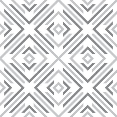 Beyaz bir arka plan şekilleri ile soyut seamless modeli.