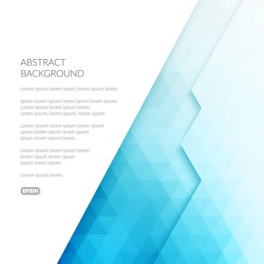 Geometrik arka plan kümesiyle üçgenler.