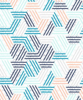 Üçgenler ve çizgili çoğulluğu soyut seamless modeli.