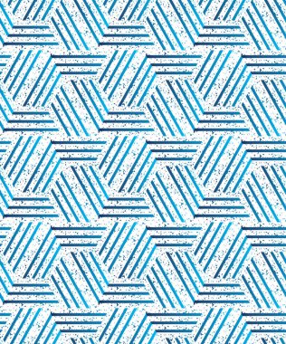 Üçgenler ve çizgili çoğulluğu soyut seamless modeli.