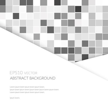 Bir özgün katmanlı geometrik desenli arka plan.