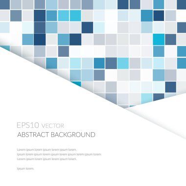 Bir özgün katmanlı geometrik desenli arka plan.