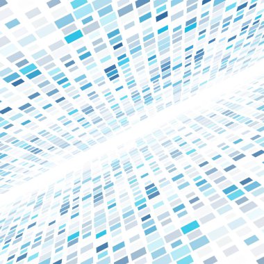 Arka plan düzlemdeki geometrik öğelerle.