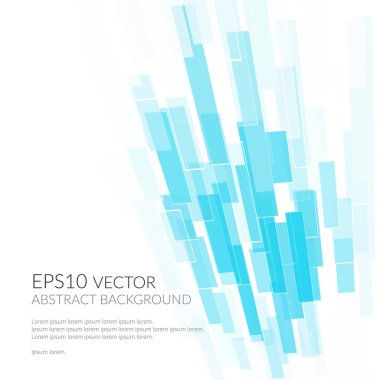 Arka plan düzlemdeki geometrik öğelerle.