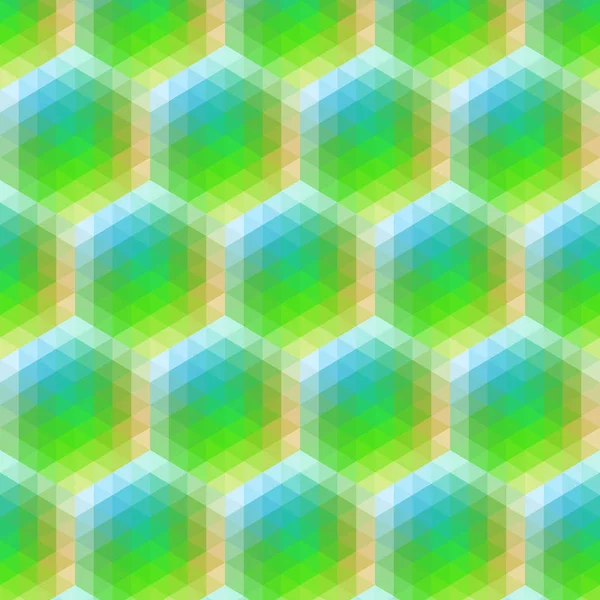 Fondo geométrico abstracto con muchos triángulos multicolores . — Vector de stock