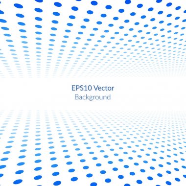 Birçok noktaları ve bakış açısı ile arka plan.