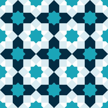 Oryantal arpacık geometrik öğeleri güzel seamless modeli