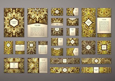 Büyük şablonları kümesi.