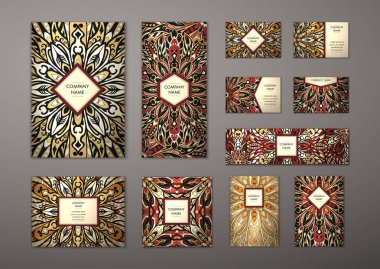 Büyük şablonları kümesi.