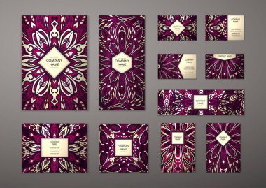 Büyük şablonları kümesi.