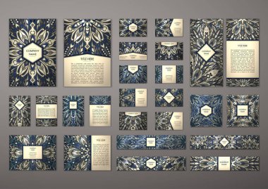 Büyük şablonları kümesi.