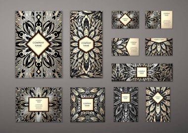 Büyük şablonları kümesi.