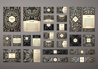 Büyük şablonları kümesi.