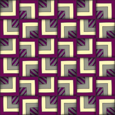 Kareler ile geometrik seamless modeli.