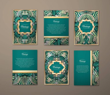 Coloful el ilanları kümesi.