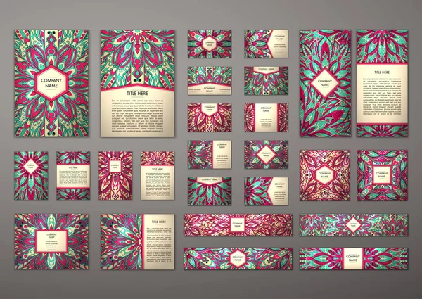 Büyük şablonları kümesi.