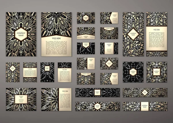 Büyük şablonları kümesi.