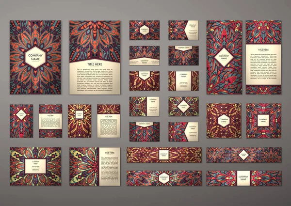 Büyük şablonları kümesi.