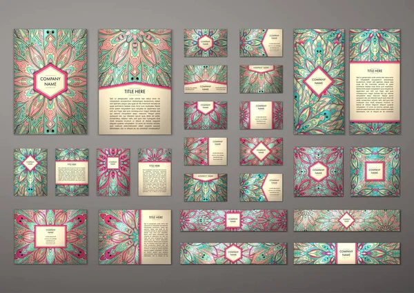 Büyük şablonları kümesi.