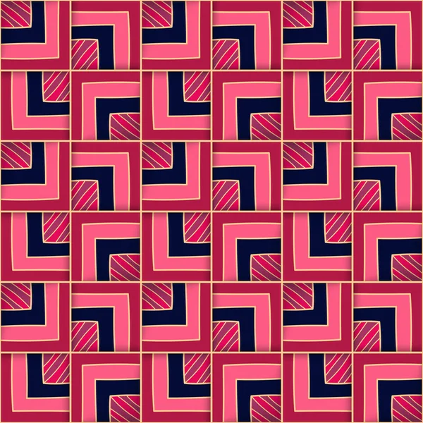 Kareler ile geometrik seamless modeli.