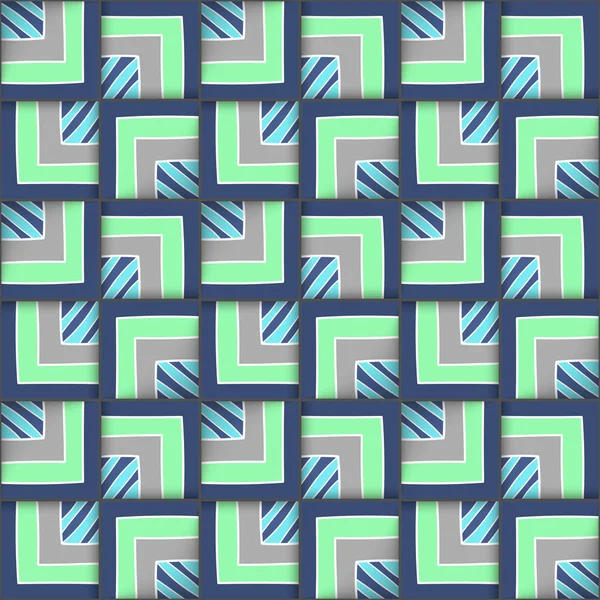 Kareler ile geometrik seamless modeli.