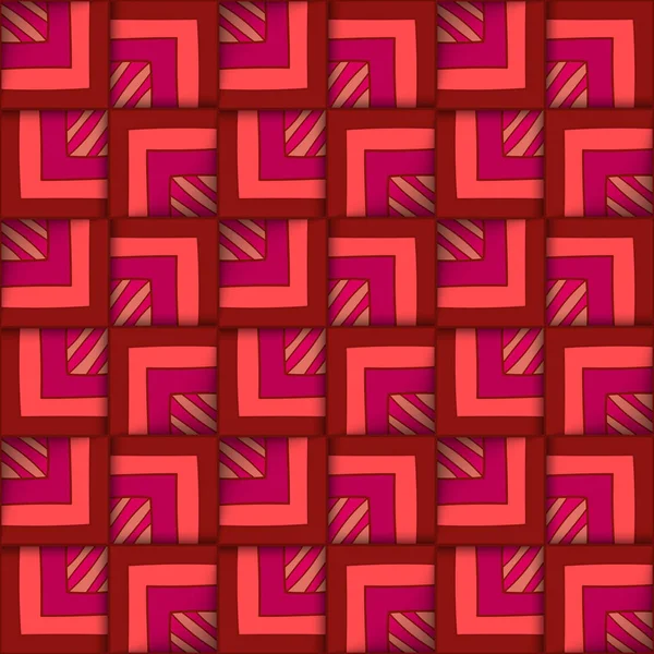 Kareler ile geometrik seamless modeli.