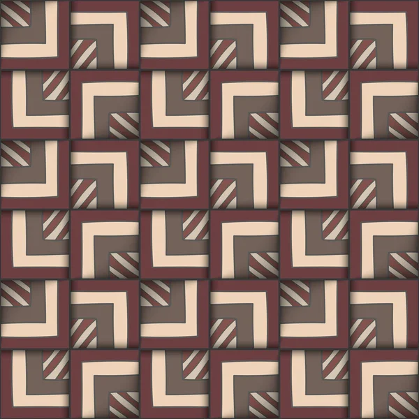 Kareler ile geometrik seamless modeli.