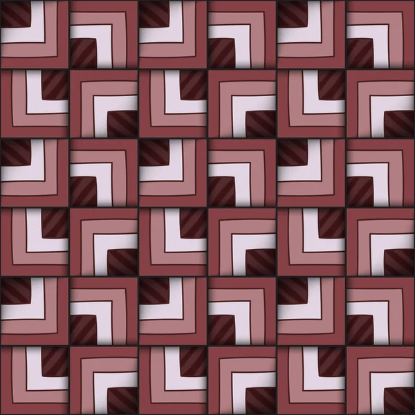 Kareler ile geometrik seamless modeli.