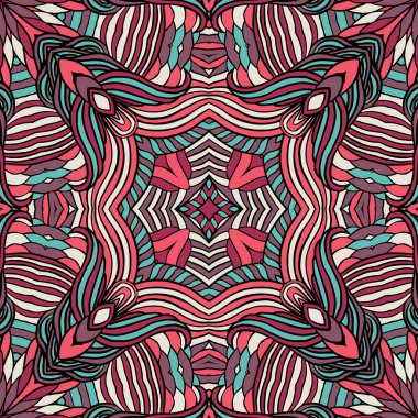 Dikişsiz kabile soyut desen