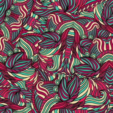 Dikişsiz kabile soyut desen